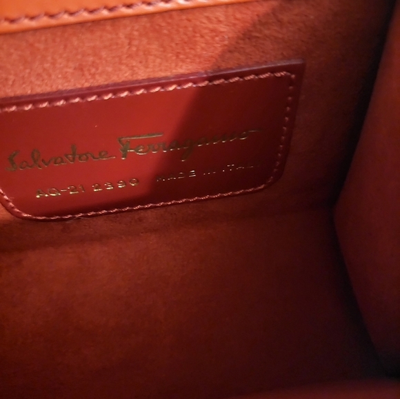 Authentic Salvatore Ferragamo mini python sling /belt bag. - Picture 10 of 13